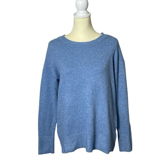 Ellen Tracy Long Sleeve Blue Pullover Crewneck Sweater Women's Size Small - Picture 1 of 16